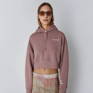 NWT The Arrivals Cropped Hoodie in Mars (Large)
